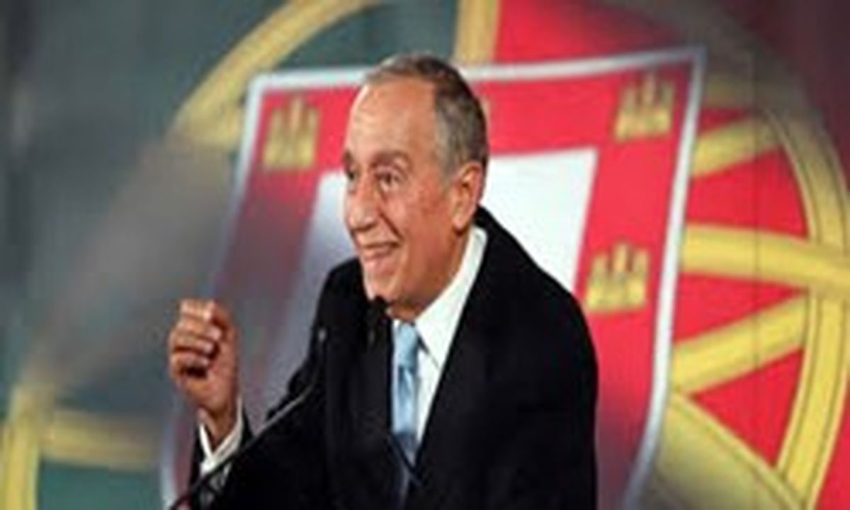رئیس جمهور پرتغال برای بازی با مراکش به روسیه آمد