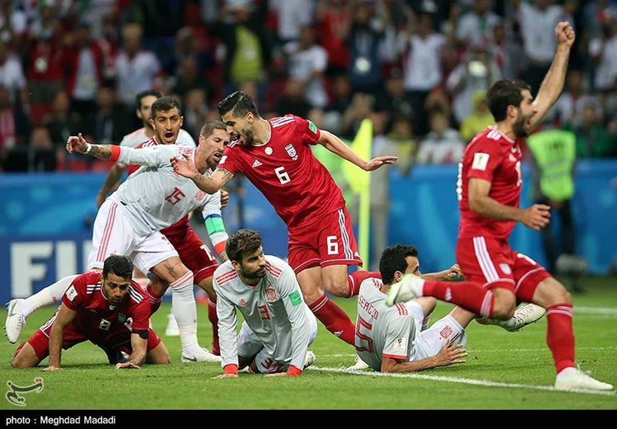 جام جهانی ۲۰۱۸| از شادی گل تا فرود غیرطبیعی و ناامیدی انصاری‌فرد + عکس