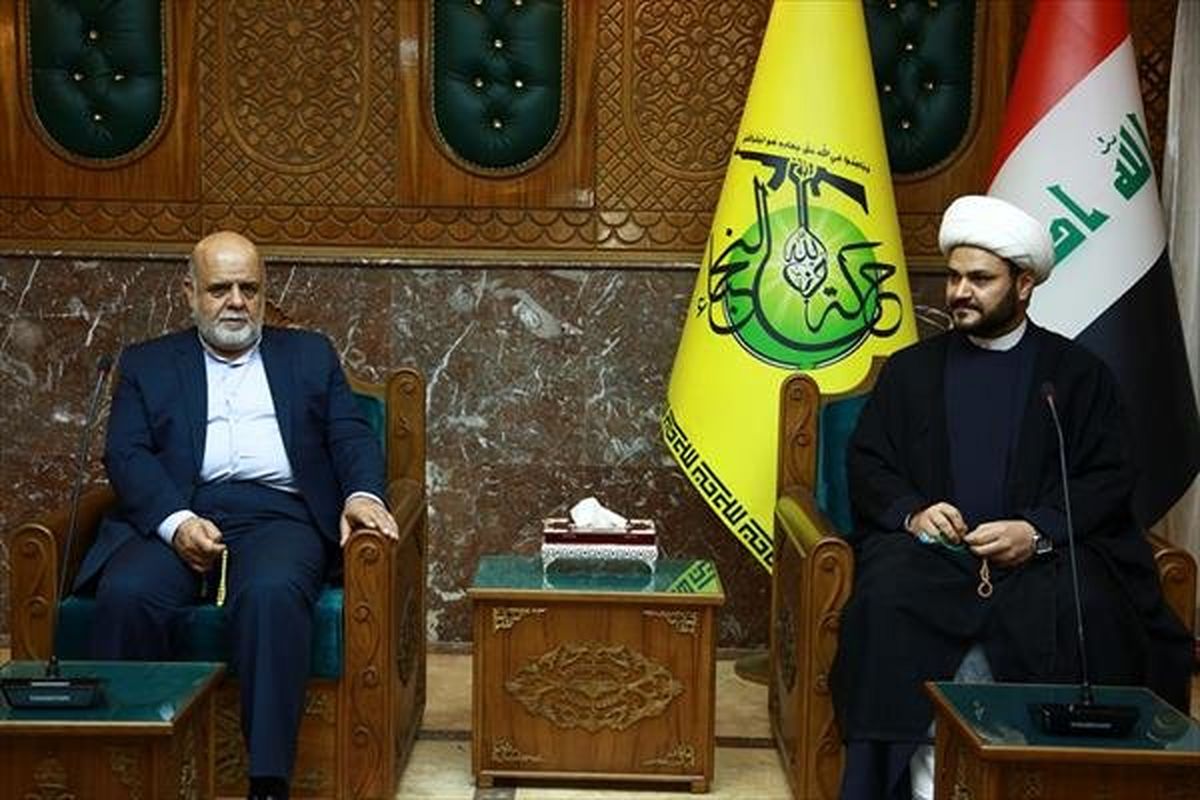 سفیر ایران در عراق با دبیرکل النُجباء دیدار کرد