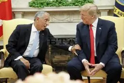 بحث جالب مارسلو دوسوسا، رئیس جمهور پرتغال و دونالد ترامپ، رئیس جمهور آمریکا در مورد کریستیانو رونالدو