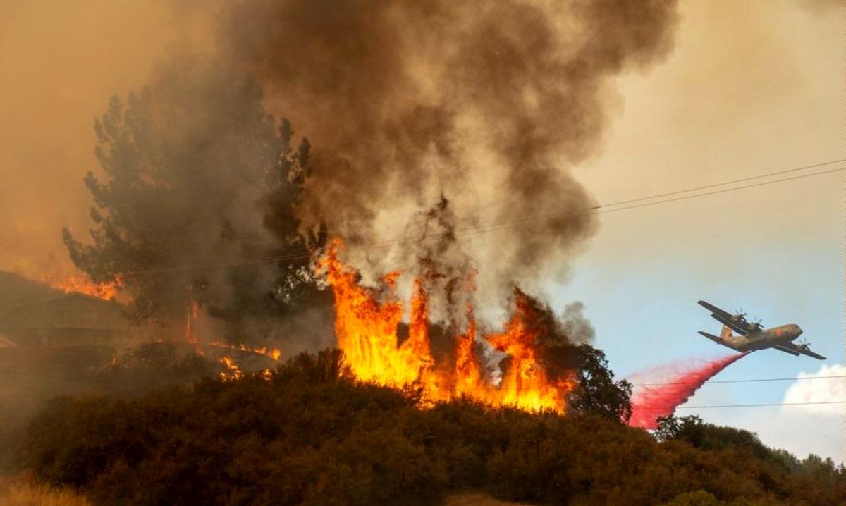 بزرگترین آتش سوزی تاریخ کالیفرنیا