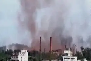 انفجار مهیب در کارخانه فولادسازی با ۳۰ زخمی