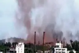 انفجار مهیب در کارخانه فولادسازی با ۳۰ زخمی