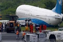 فرود ناموفق بوئینگ ۷۳۷ با ۱۶۵ سرنشین