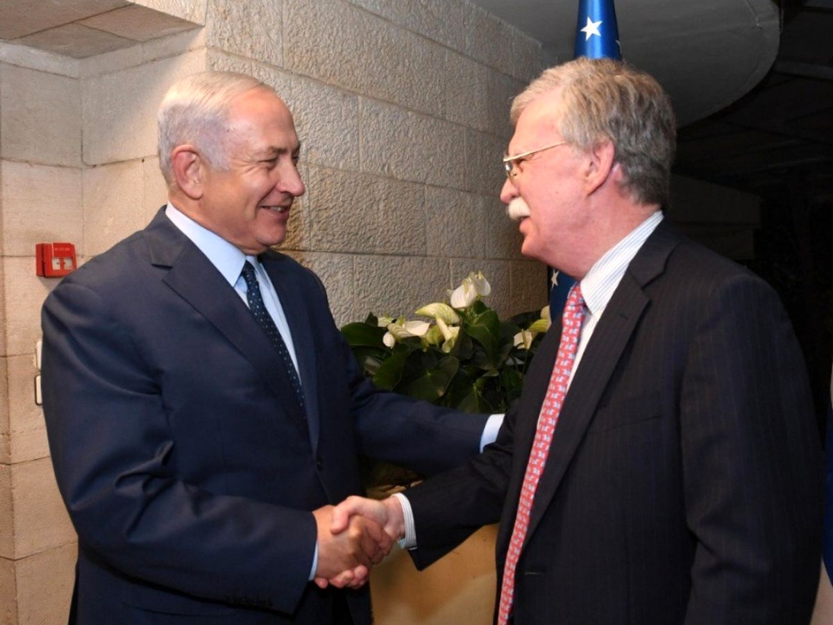 بولتون برای گفت و گو درباره ایران با نتانیاهو دیدار کرد