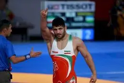 قهرمانی علیرضا کریمی در وزن ۹۷ کیلوگرم مسابقات کشتی آزاد بازی‌های آسیایی آسیا ۲۰۱۸