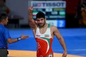 قهرمانی علیرضا کریمی در وزن ۹۷ کیلوگرم مسابقات کشتی آزاد بازی‌های آسیایی آسیا ۲۰۱۸
