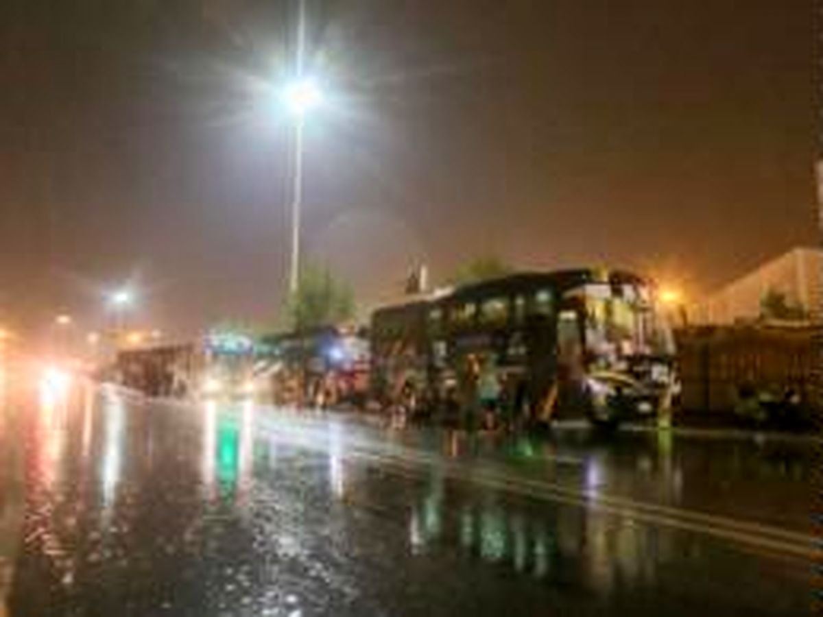 تصاویری از طوفان شب گذشته در مکه و عرفات و منا