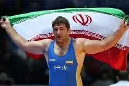 پرویز‌هادی‌ در‌ فینال‌ کشتی‌ آزاد‌ ۱۲۵ کیلوگرم‌ جاکارتا