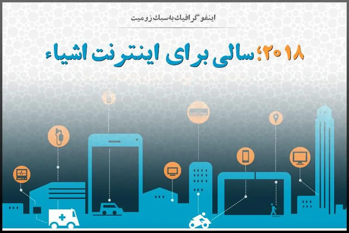 اینفوگرافیک - ۲۰۱۸؛ سالی برای اینترنت اشیاء