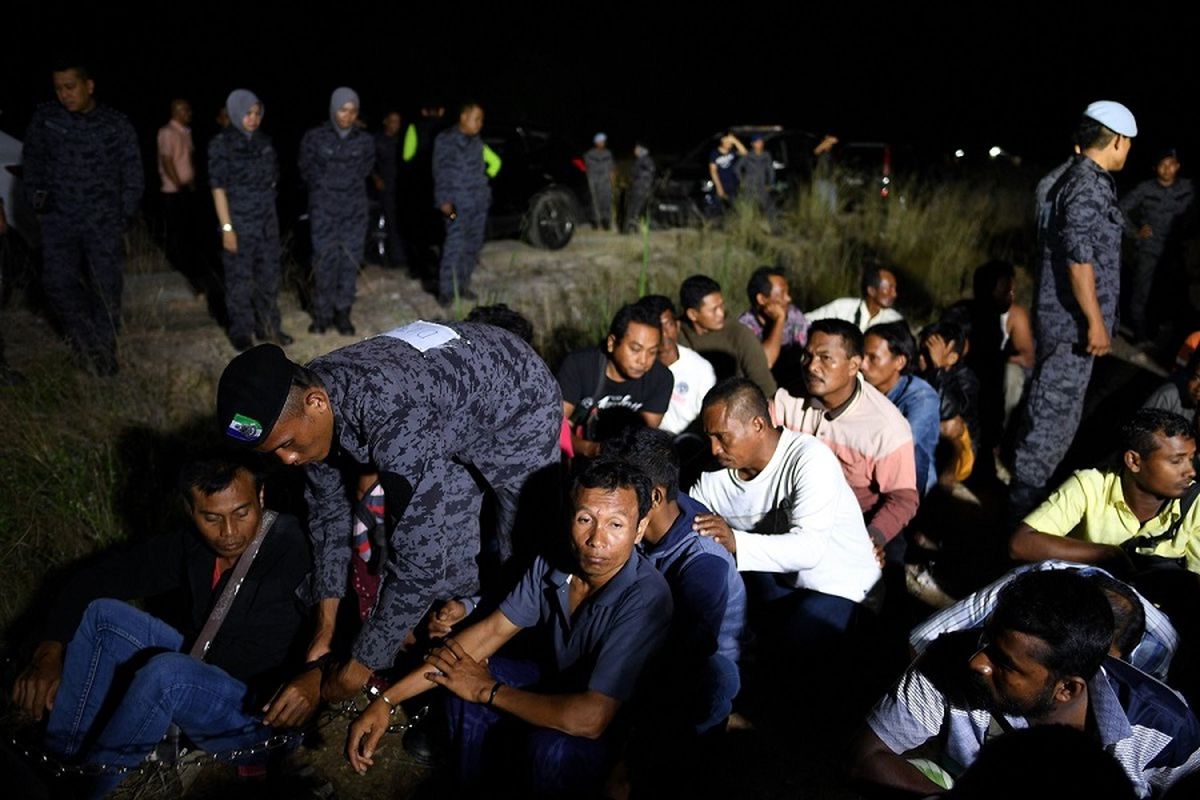 ۳۰ هزار مهاجرغیرقانونی در مالزی بازداشت شدند
