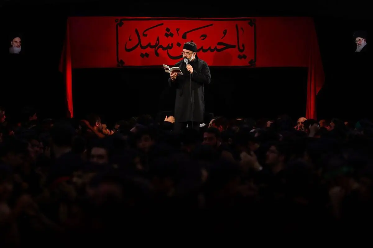 زمینه شب پنجم عزاداری اباعبدالله - حاج محمود کریمی