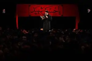 زمینه شب پنجم عزاداری اباعبدالله - حاج محمود کریمی