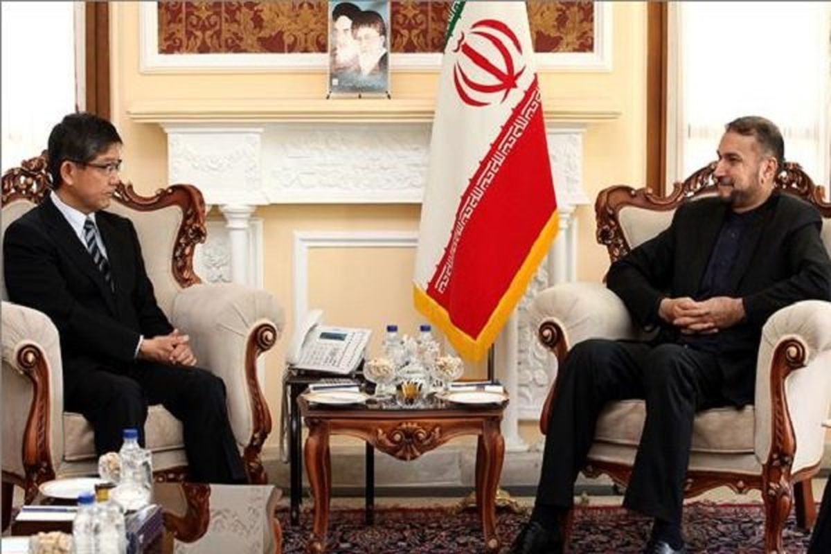 امیرعبداللهیان با سفیر ژاپن در تهران دیدار و گفتگو کرد