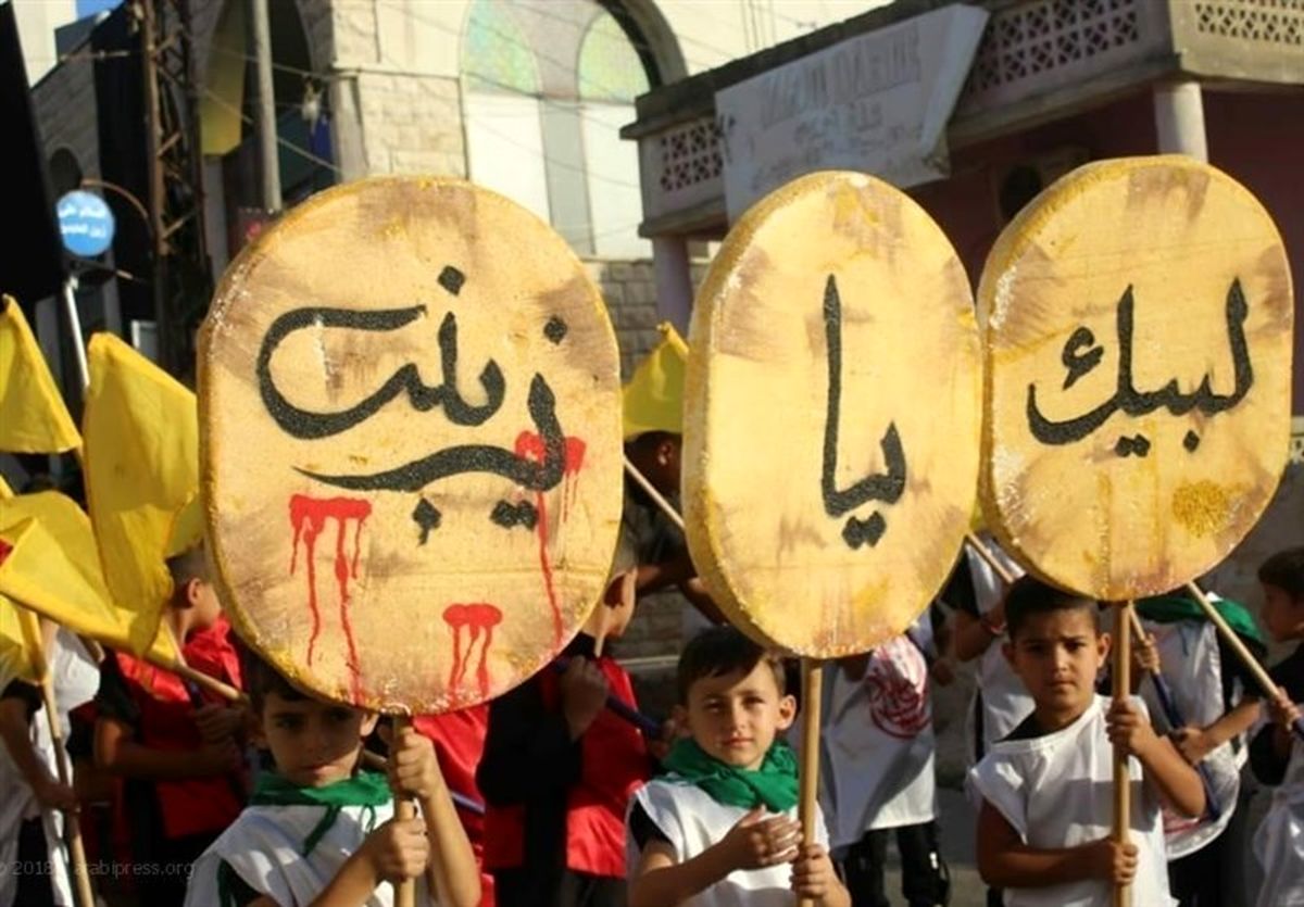 کودکان مقاومت در لبنان چگونه عزاداری می‌کنند؟+تصاویر