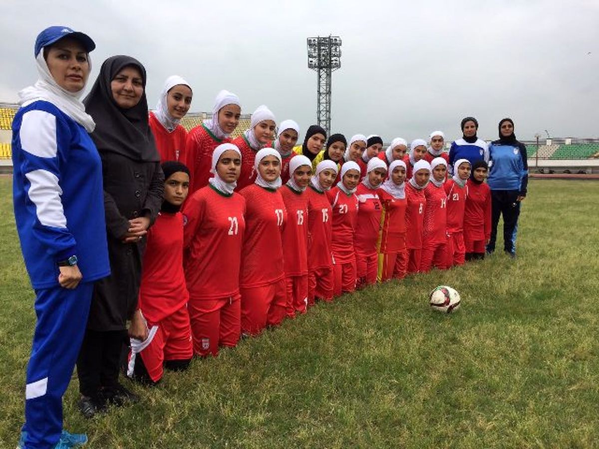 پیروزی تیم ملی فوتبال نوجوانان بانوان ایران مقابل سنگاپور