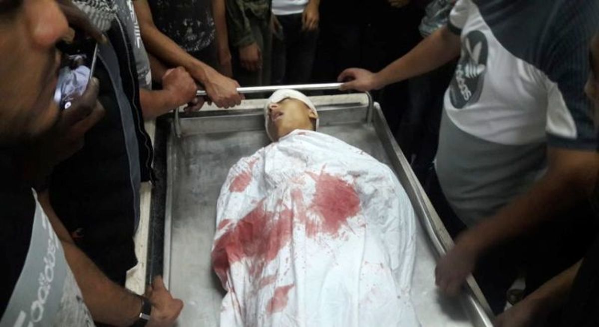 یک نوجوان فلسطینی به ضرب گلوله صهیوینست ها شهید شد