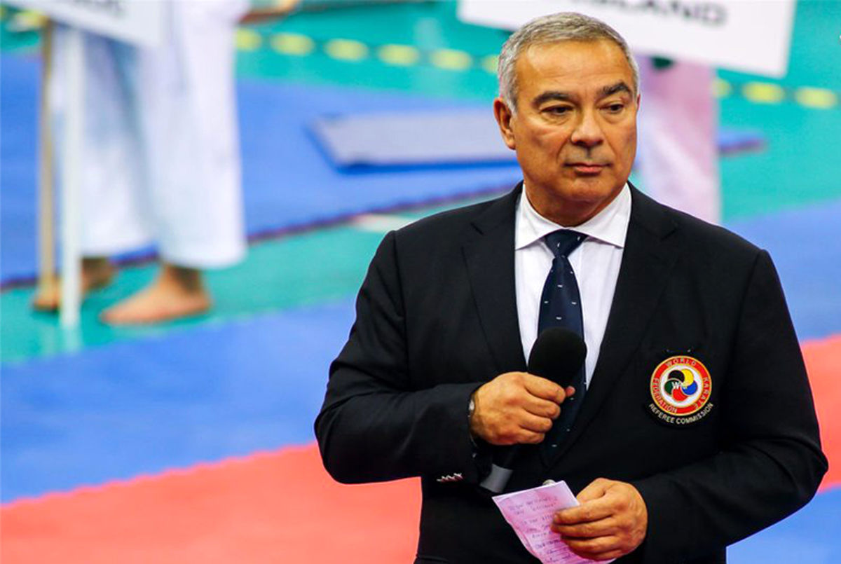 حضور رئیس کمیته داوران فدراسیون جهانی کاراته در ایران