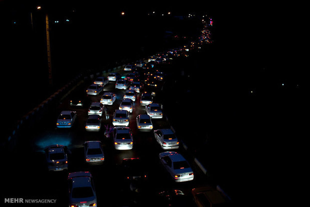ترافیک سنگین در ورودی های تهران/ ۷محور پرترافیک