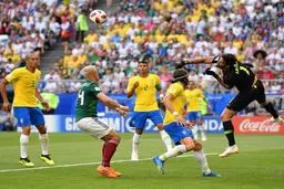 خلاصه دیدار تیم‌های برزیل و مکزیک