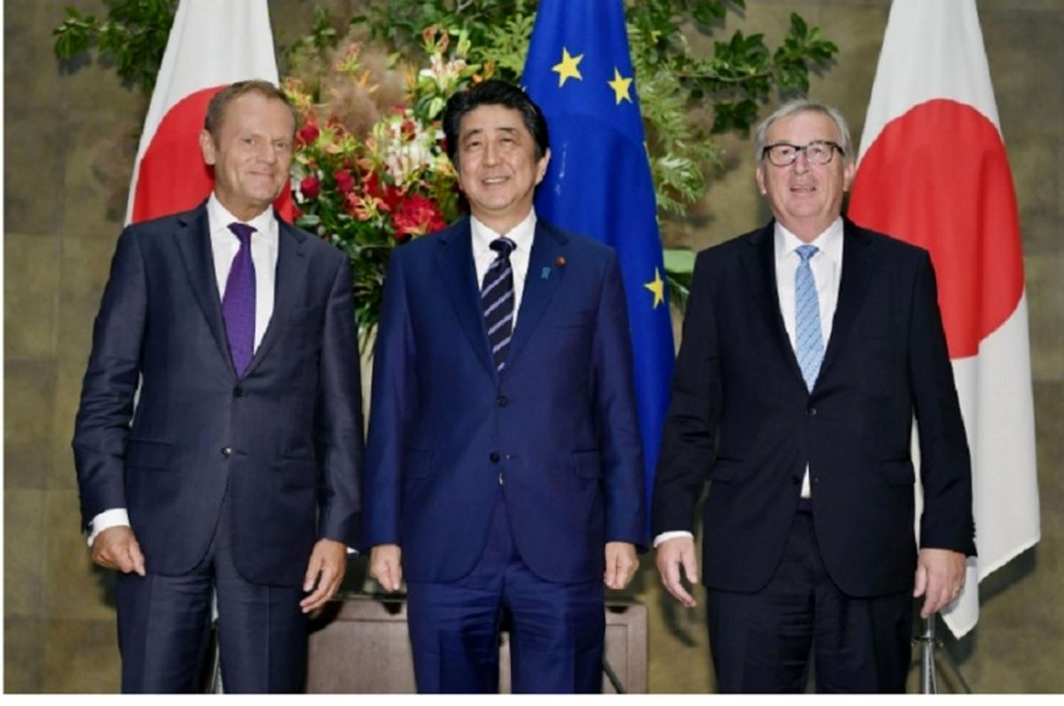 هدف توافق تجاری اروپا و ژاپن،تنگ کردن حلقه محاصره آمریکا است