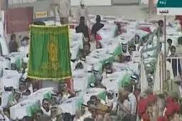 ورود پیکر ۷۵ شهید دفاع مقدس از مرز شلمچه