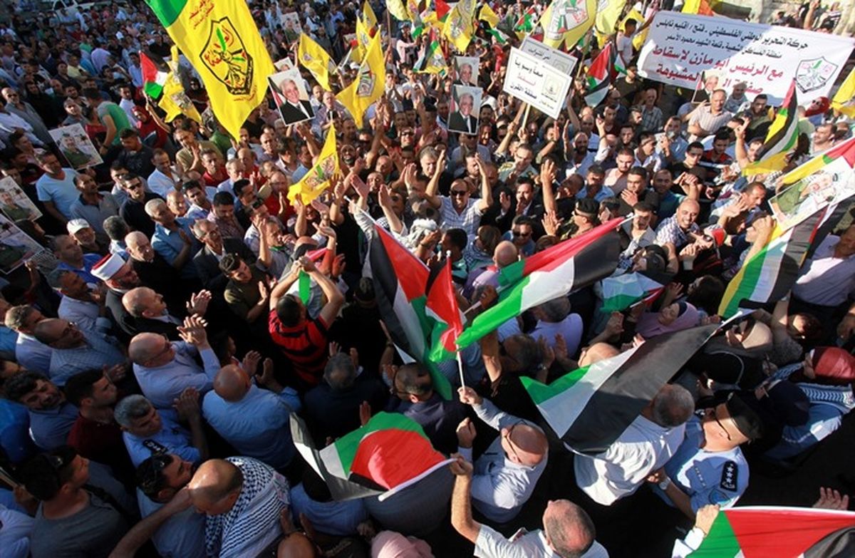 هزاران فلسطینی علیه معامله قرن تظاهرات کردند