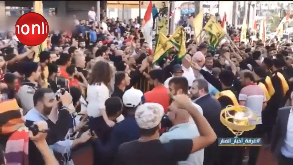 دیدار فرمانده حزب‌الله لبنان با دختر چهار ساله‌اش