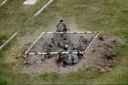 تمرینات سخت نظامیان ایرانی برای حضور در مسابقات روسیه