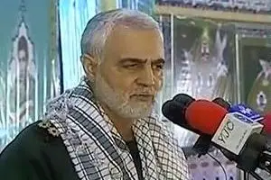 کلیپ واکنش سردار سلیمانی به اظهارات مقامات آمریکایی