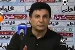 ناراحتی و گلایه‌های قلعه نویی در حمایت از عزیزی