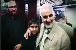 حضور اخیر سردار سلیمانی در منزل خانواده شهدا