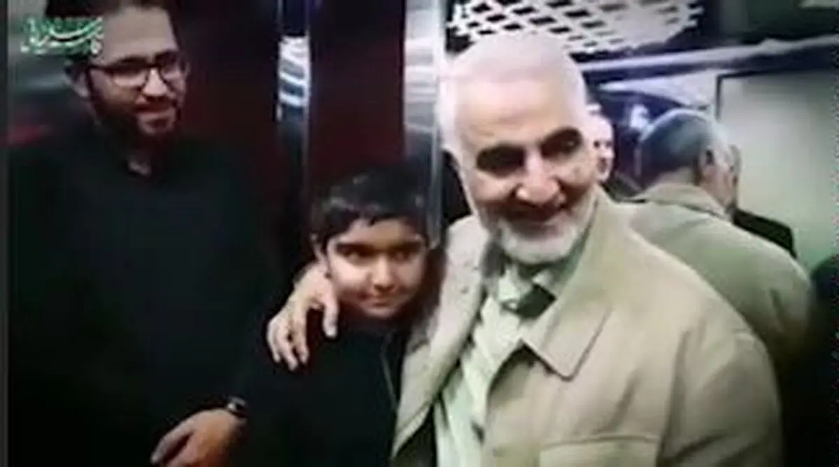 حضور اخیر سردار سلیمانی در منزل خانواده شهدا