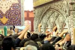 اجتماع کم‌نظیر زائران حرم علی‌بن موسی‌الرضا(ع)