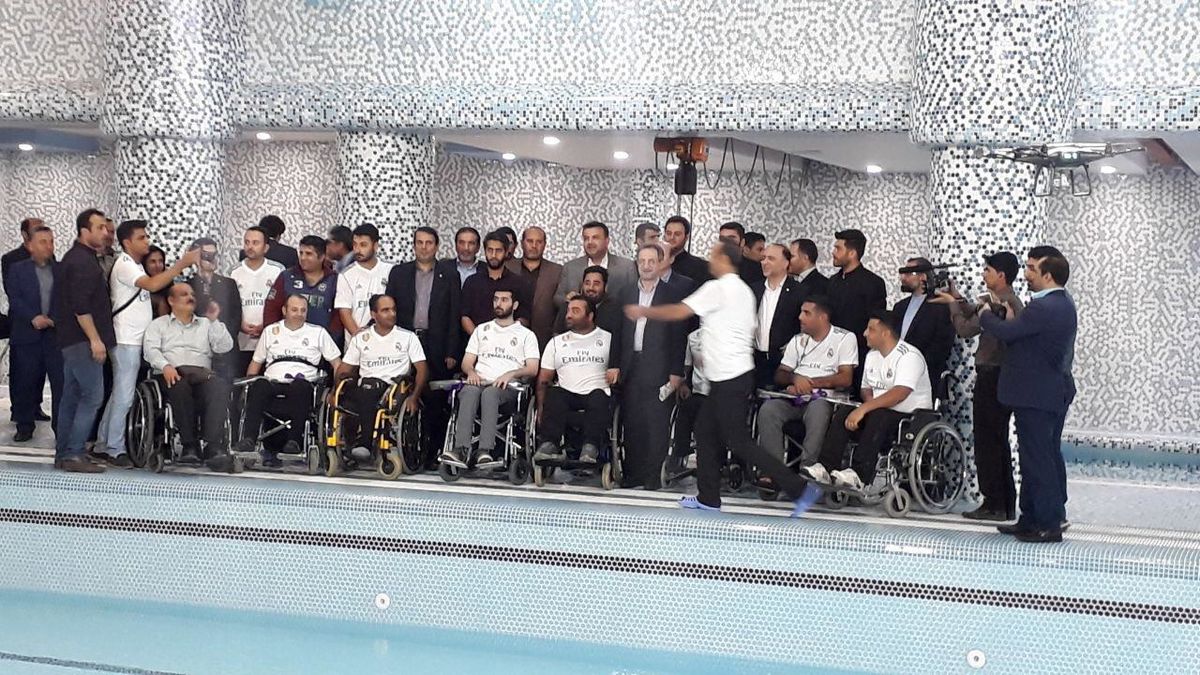 اولین استخر ویژه معلولان شمال کشور در مازندران افتتاح شد