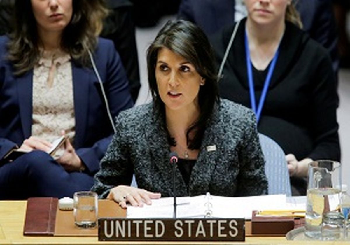 اتهام‌زنی نیکی هیلی علیه ایران در نشست شورای امنیت سازمان ملل