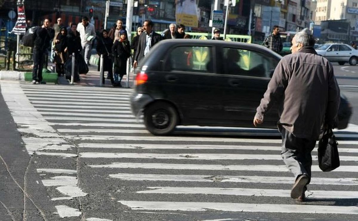 ۴۰ درصد فوتی‌های حوادث رانندگی عابران پیاده هستند