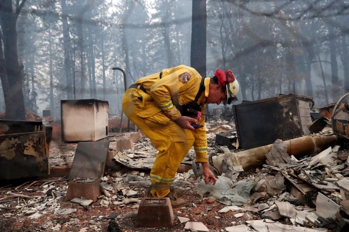 بیش از هزار نفر در آتش سوزی کالیفرنیا مفقود شده اند