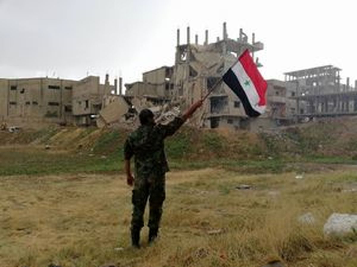 ارتش سوریه سلاح‌های ساخت آمریکا را از مزرعه‌ای در اطراف دمشق پیدا کرد