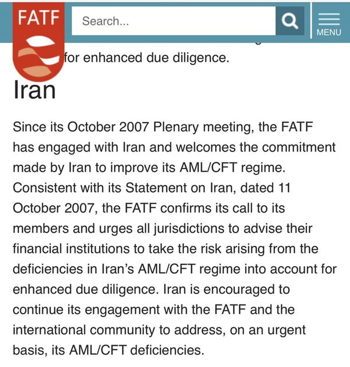 ابوطالبی: بالاتر از لیست سیاه FATF لیستی نیست/این بار راه را اشتباه نرویم