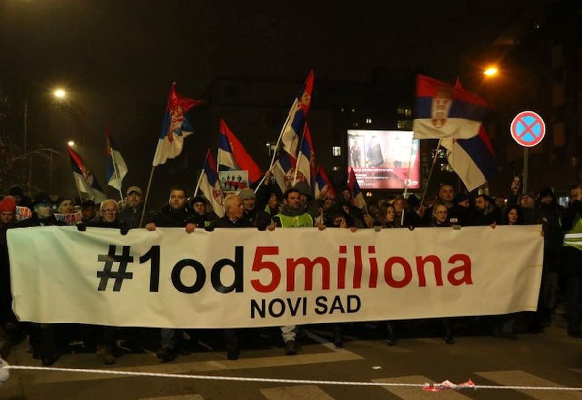 مخالفان رئیس جمهوری صربستان خواستار تغییر دولت شدند