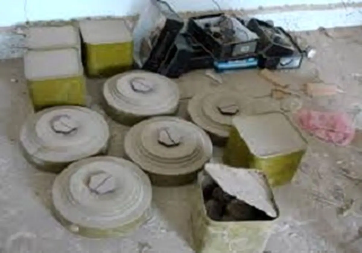 کشف حدود ۸ تُن مواد منفجره در جنوب سوریه