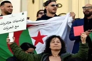 تظاهرات علیه بوتفلیقه در تونس برگزار شد