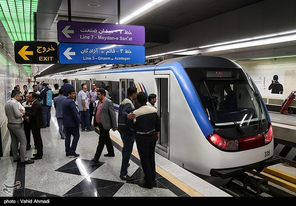 افتتاح ۷.۵ کیلومتر از خط ۷ متروی تهران