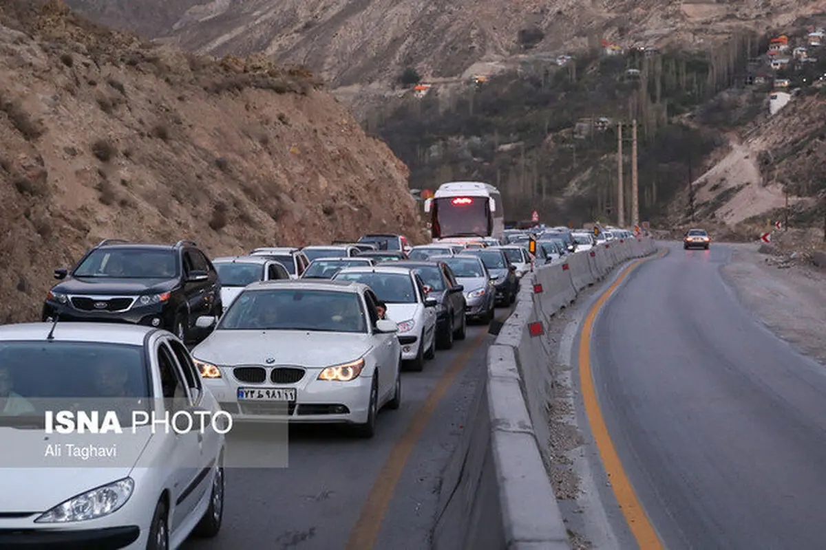 ترافیک سنگین در هراز، فیروزکوه و کرج ـ چالوس