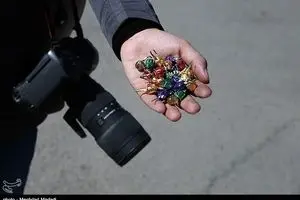 مجروحیت سرباز ناجا بر اثر اصابت مواد محترقه