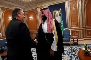 پمپئو با بن‌سلمان رایزنی کرد