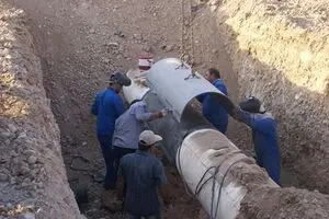 خط لوله ۱۶ اینچ ارسالی بنزین اهواز، فردا در سرویس قرار می گیرد