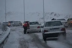 مه گرفتگی و کاهش دید در محور فیروزکوه