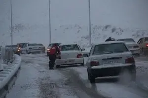 مه گرفتگی و کاهش دید در محور فیروزکوه